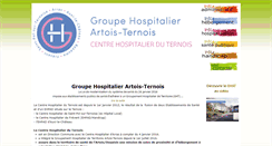 Desktop Screenshot of centrehospitalierduternois.com